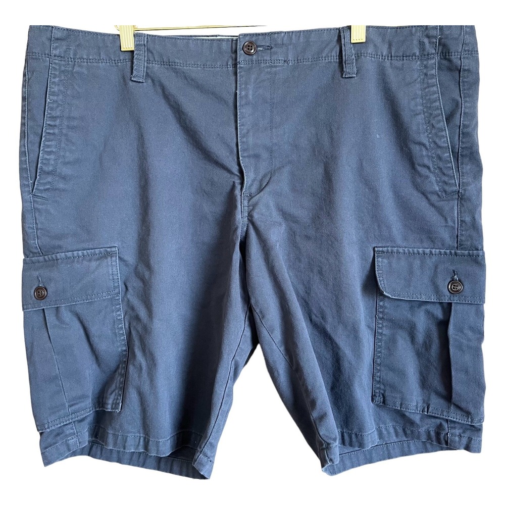 Dockers Cargo Shorts Mens 42 Slate Blue Cotton Outdoor Hiking Campcore Casual